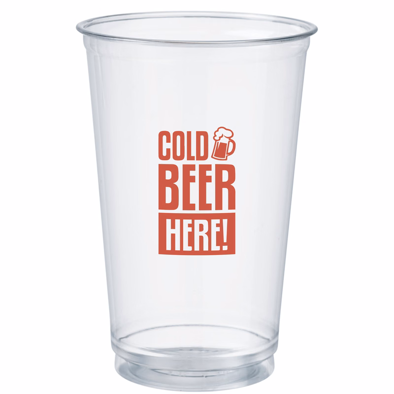 20 oz. Clear Plastic Party Cup