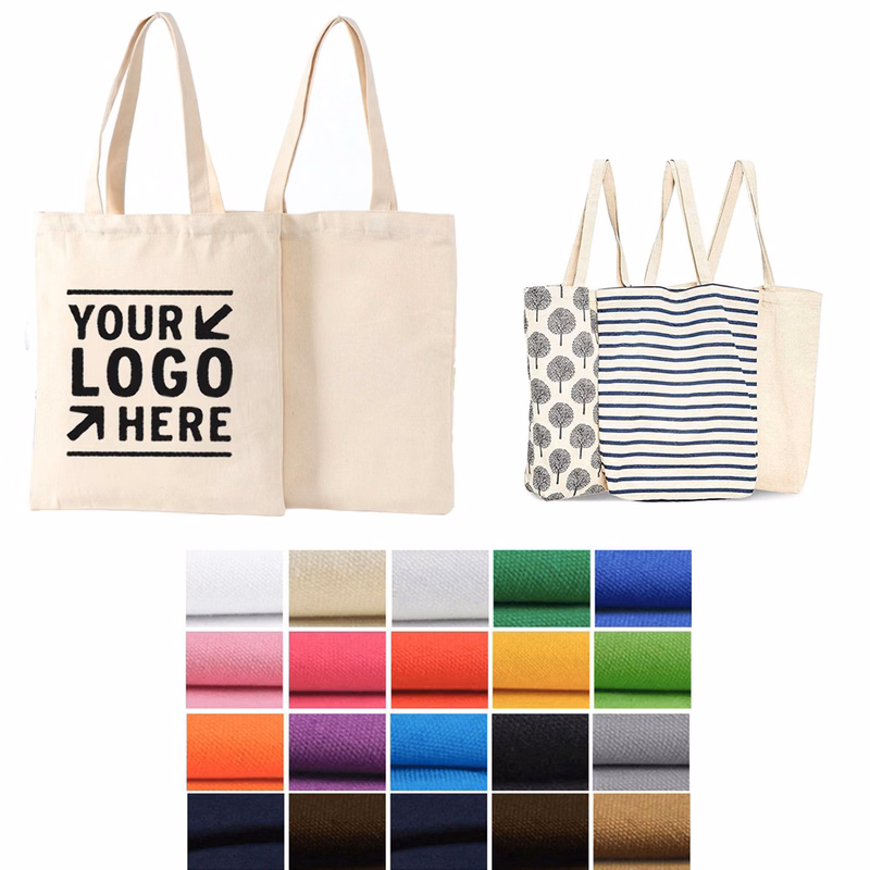 Portable Reusable Cotton Canvas Bags