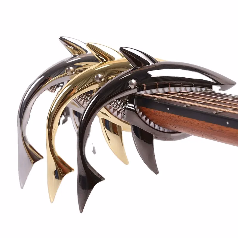 Metal Shark Shaped Guitar Capo