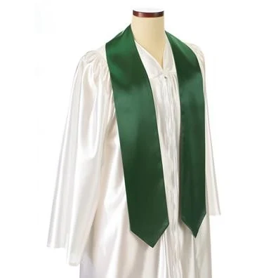 60" Kelly Green Custom Graduation Stole 1