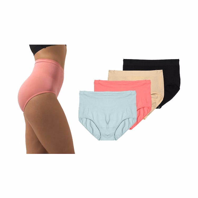 Women's High Waist Seamless Panties - M-XL 4 Colors