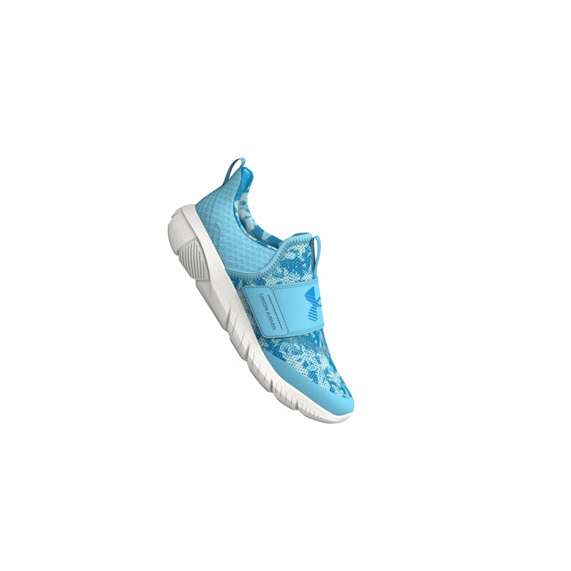 Girls' Grade School UA Flash Printed Running Shoes 