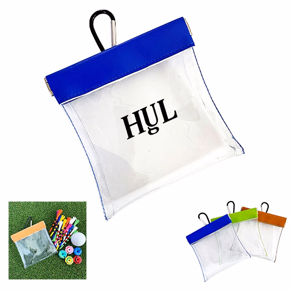 Golf Nail Storage Bag with Carabiner