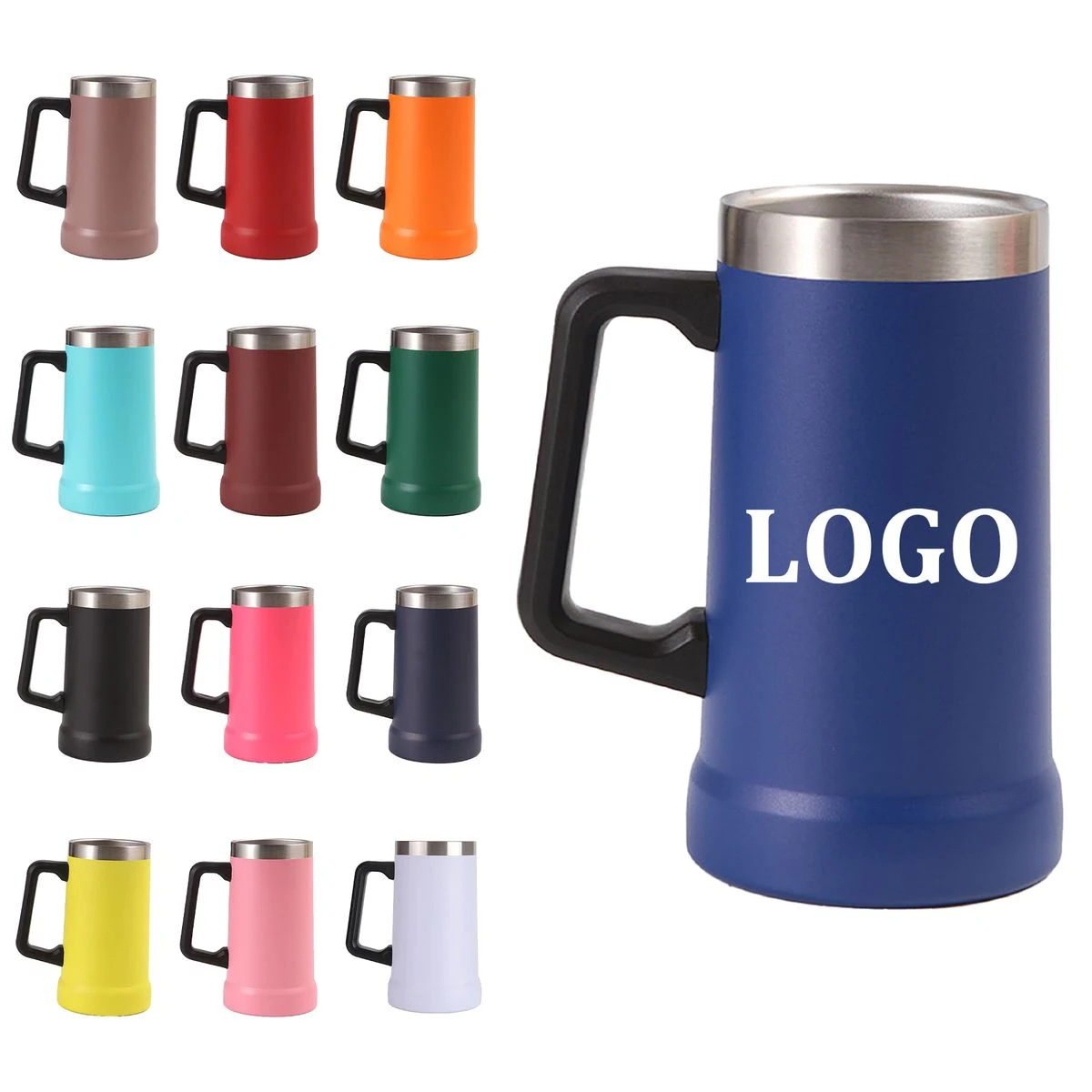 24 OZ Adventure Big Grip Beer Stein 1