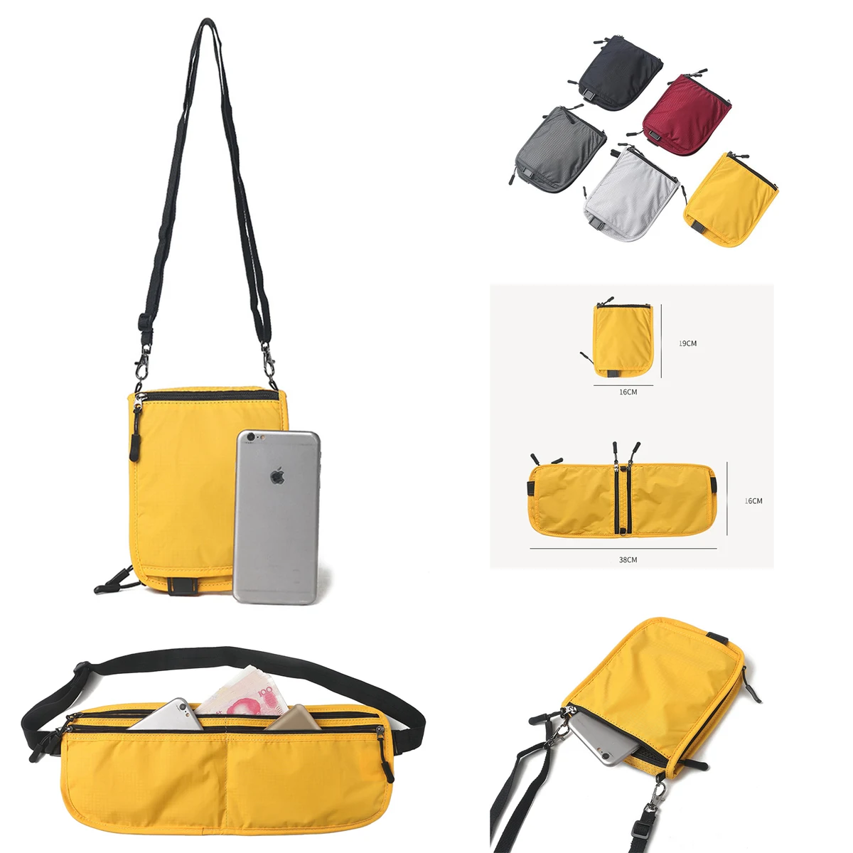 Men's multi-function waist bags 1