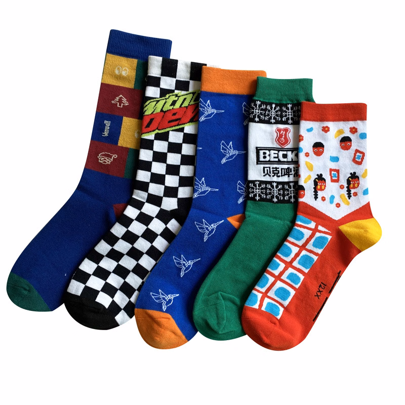 Jacquard Socks Casual Sports Socks