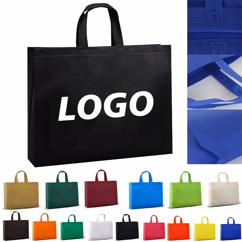 Glossy Non-woven Grocery Tote Bag