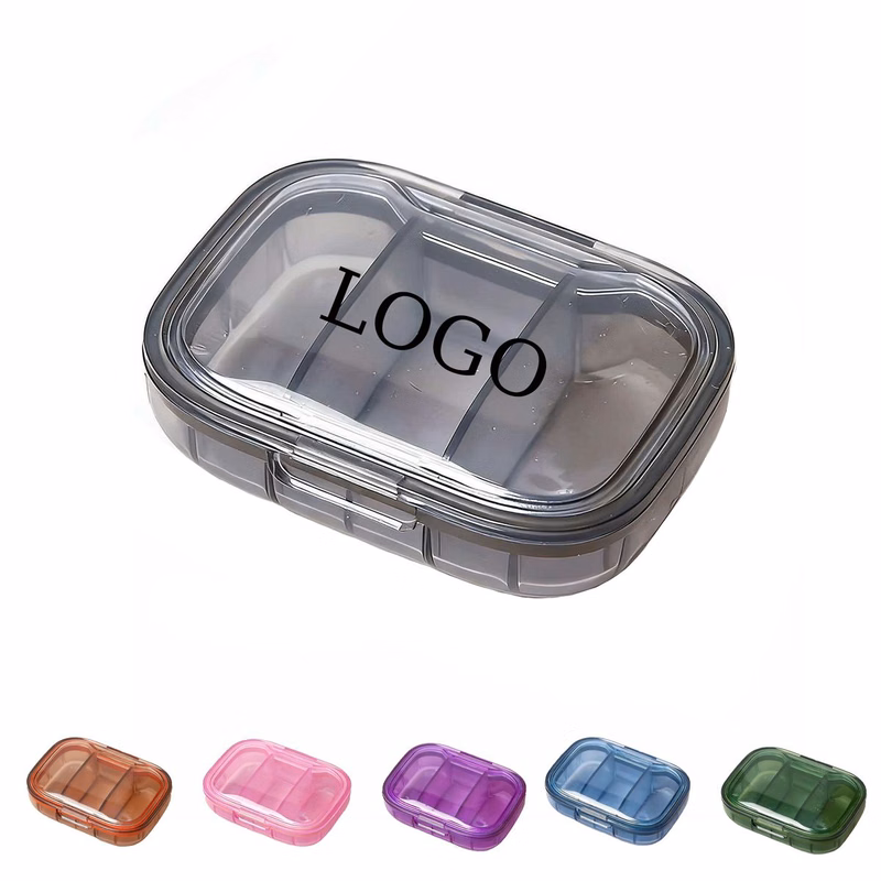 3 Compartment Clear Small Pill Box