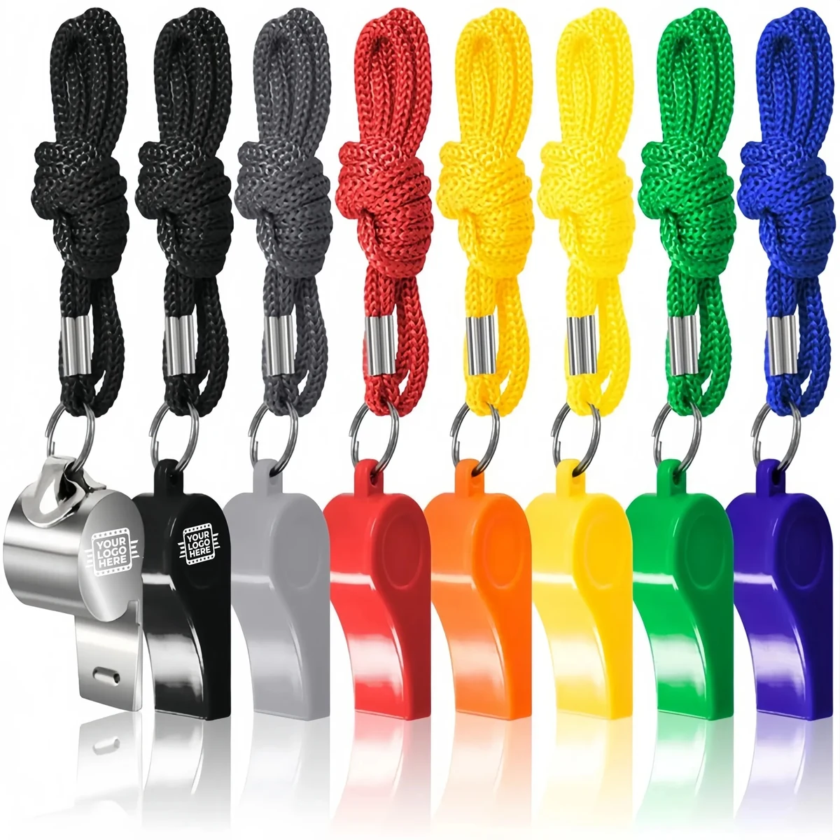 Safety Whistle With Lanyard Signal Tool 1