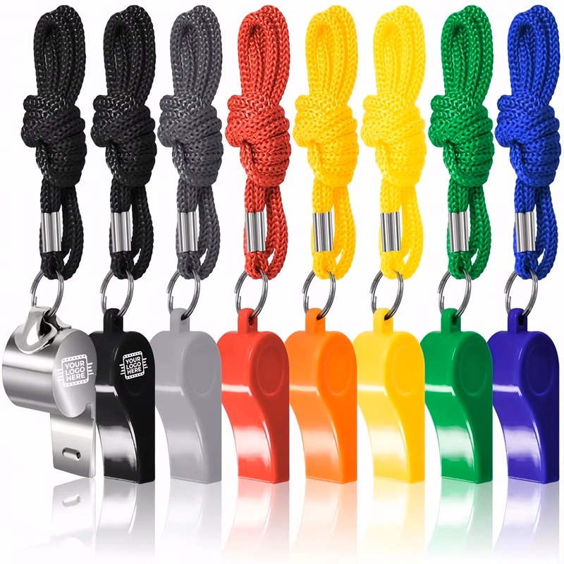 Safety Whistle With Lanyard Signal Tool