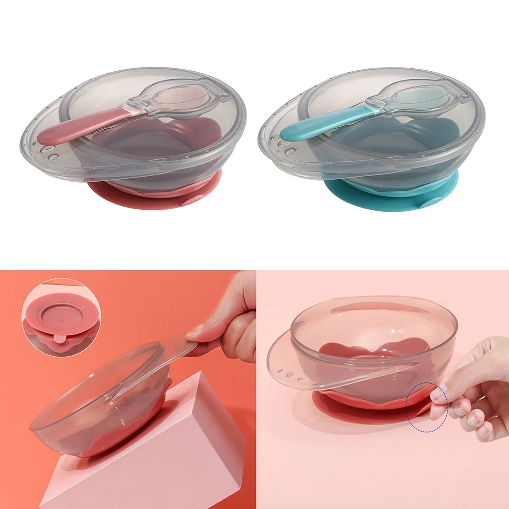 Magic Suckered Bowl With Spoon For Baby 1