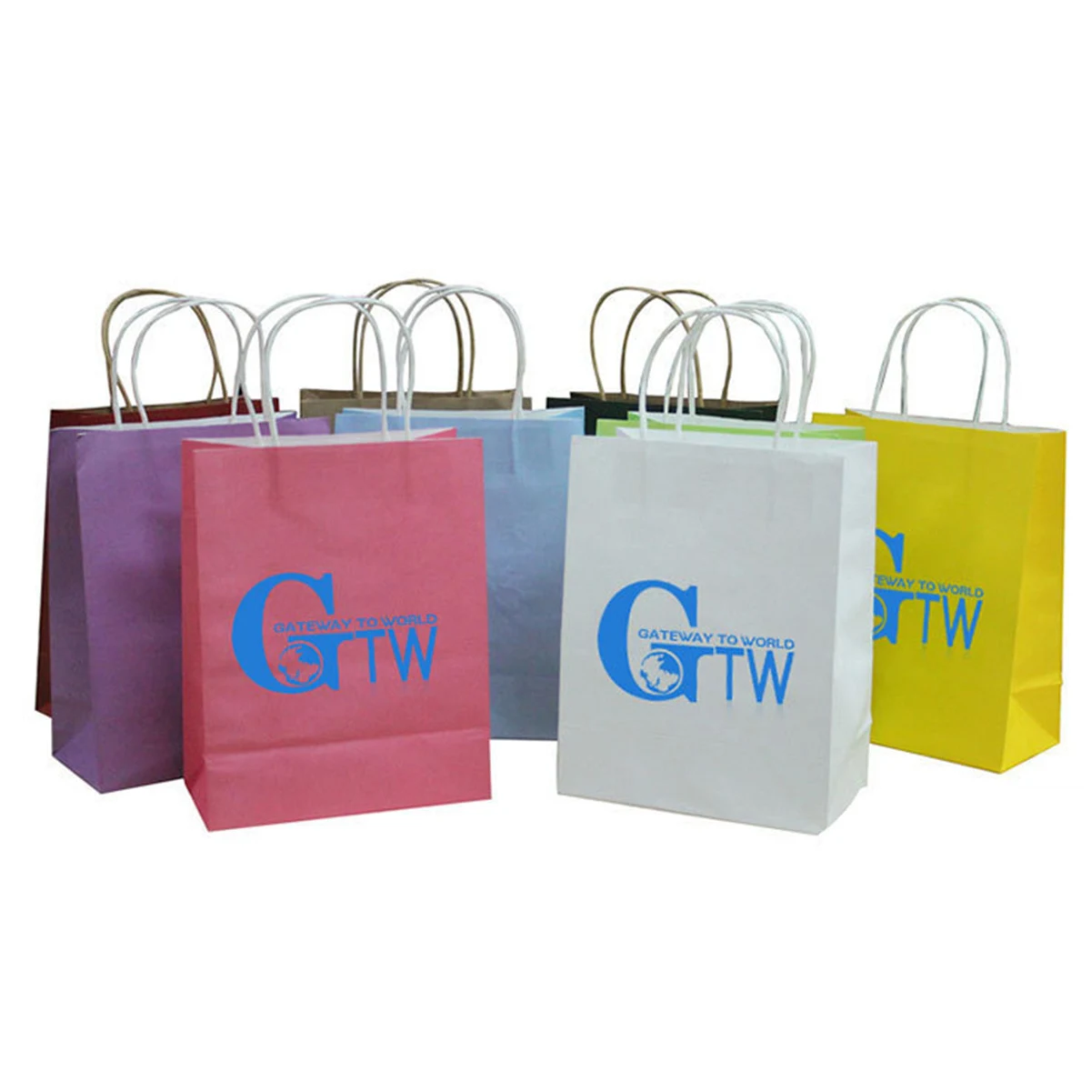 Colorful Kraft Gift Bag 1
