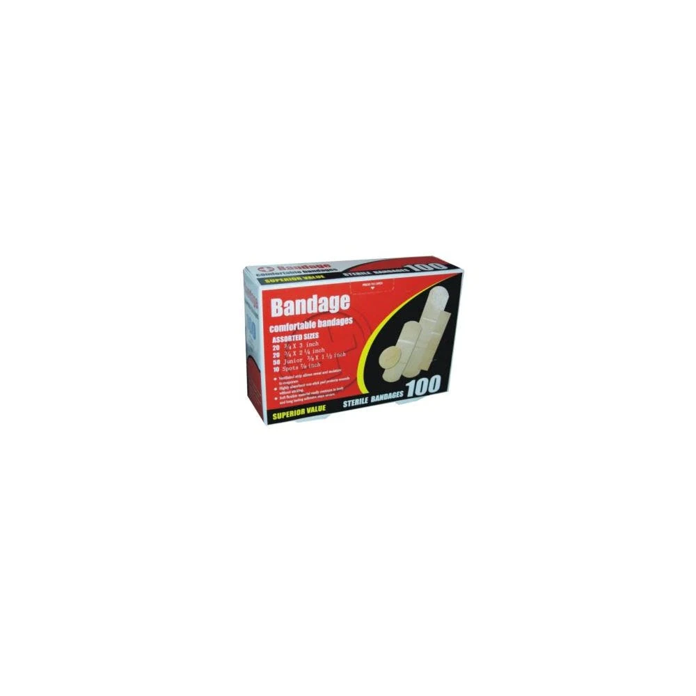 Sterile Bandages Assorted Sizes 100 Count 1