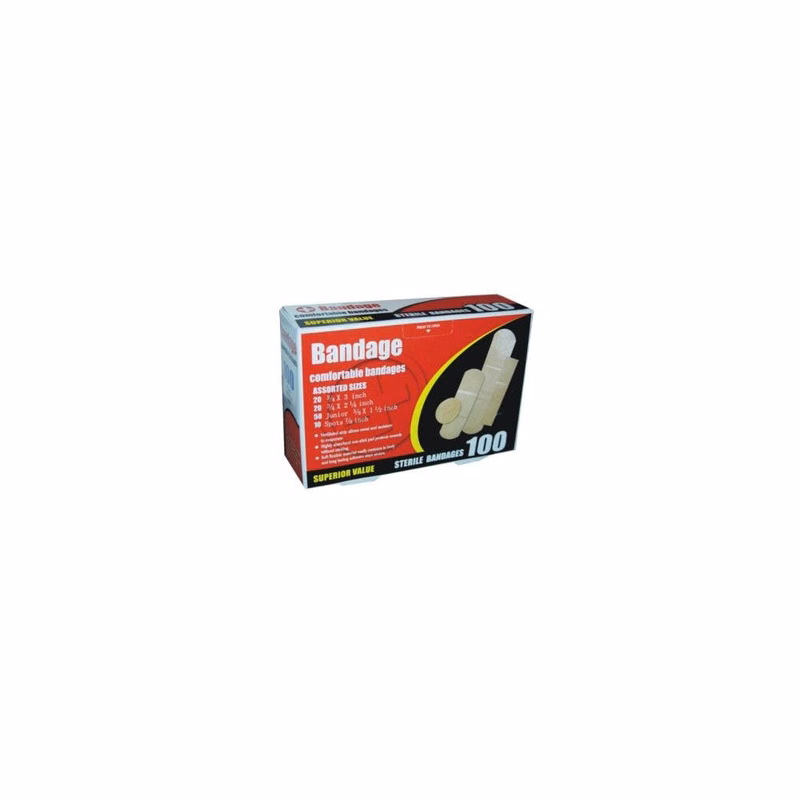 Sterile Bandages Assorted Sizes 100 Count