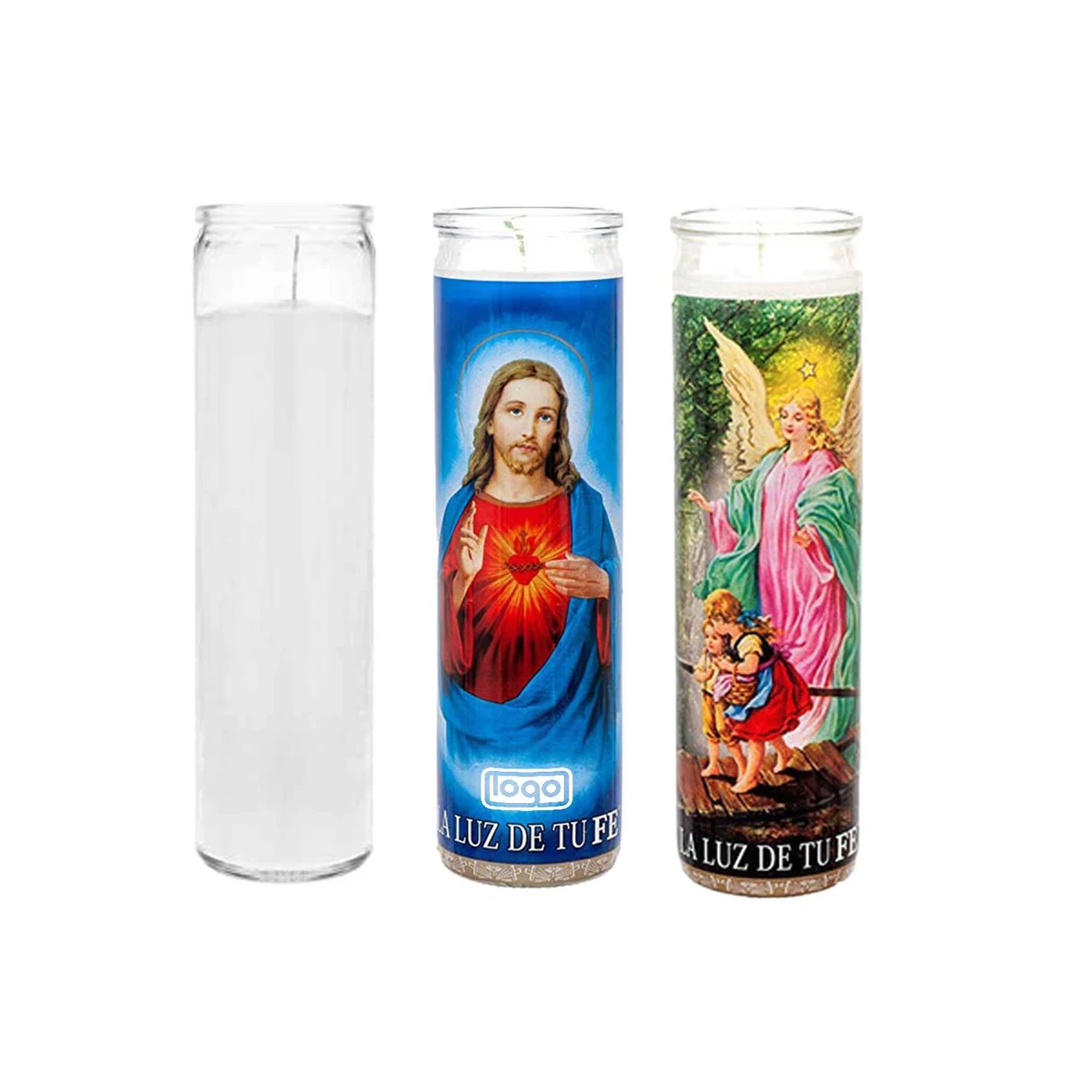 Church Prayer Pillar Candle 1