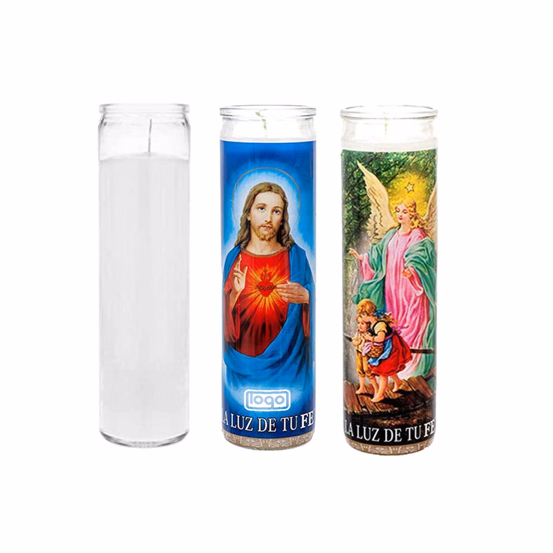 Church Prayer Pillar Candle