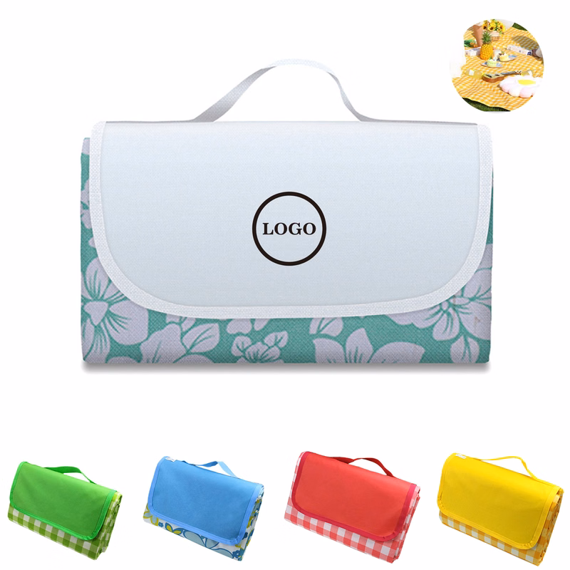 Waterproof Foldable Picnic Blanket with Strap