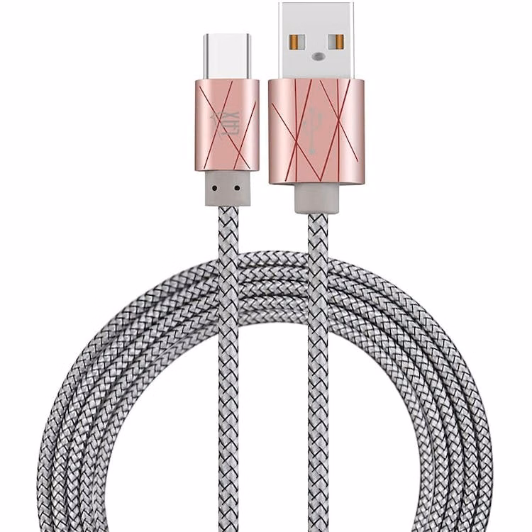 USB Type C to USB - 6' Pink Ribbon