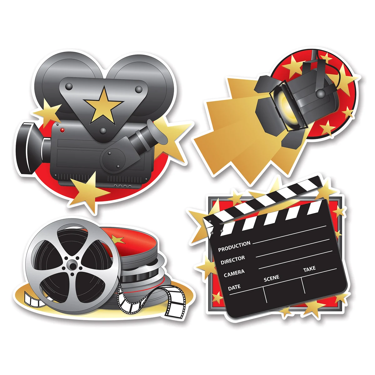 Movie Set Cutouts 1