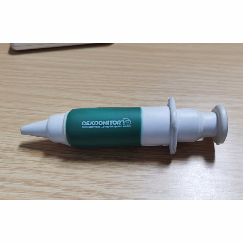 Syringe Shaped Stress Reliever / Stress Ball Toy
