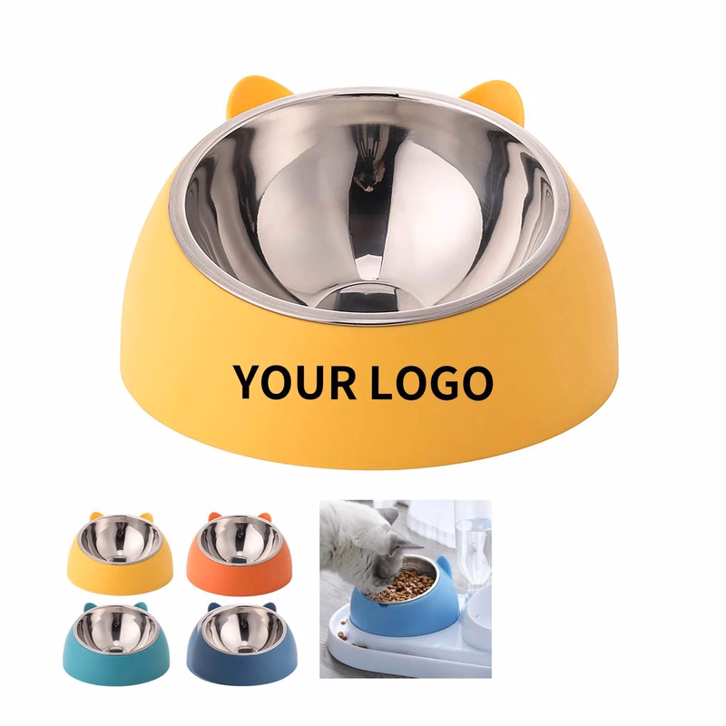 Practical Cat and Dog Food Bowl with Ergonomic Shape