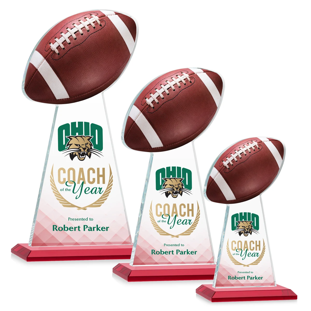 Edenwood Football VividPrint™ Award - Red 1