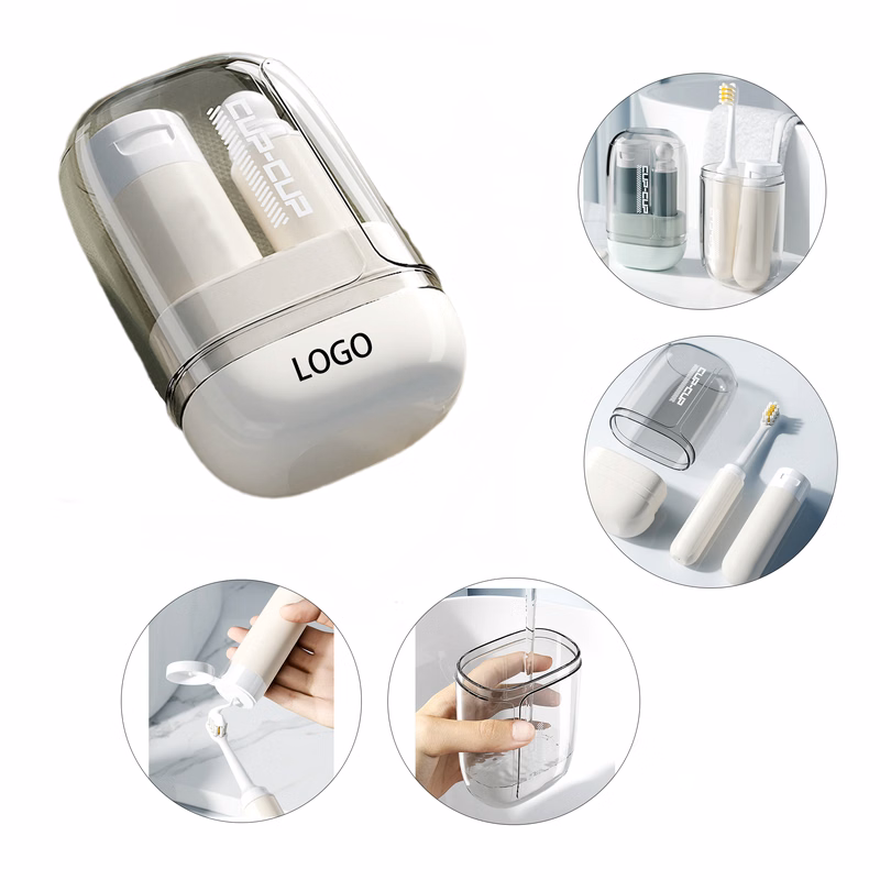 Portable Travel Wash Folding Toothbrush Set MOQ 10pcs