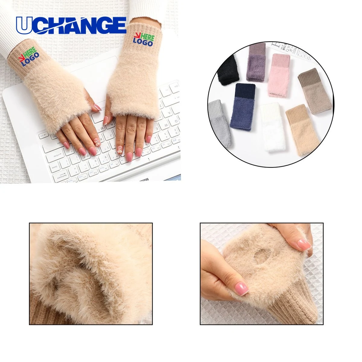 Thermal Half Finger Gloves Apparel 1