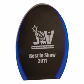 Luminary Acrylic Oval Award