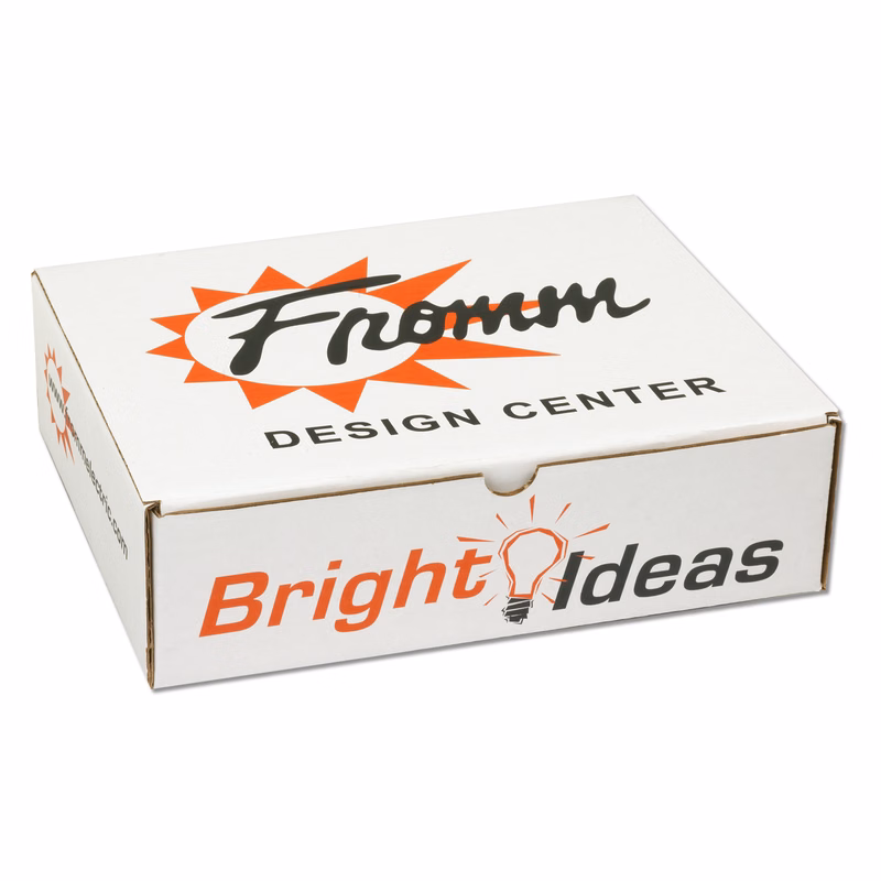 12- 1/4" x 9 1/2" x 3 1/2" - B-Flute Inside Tuck Box