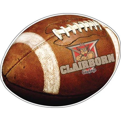 Custom 3.5" x 4.5" Football Car Magnet 1