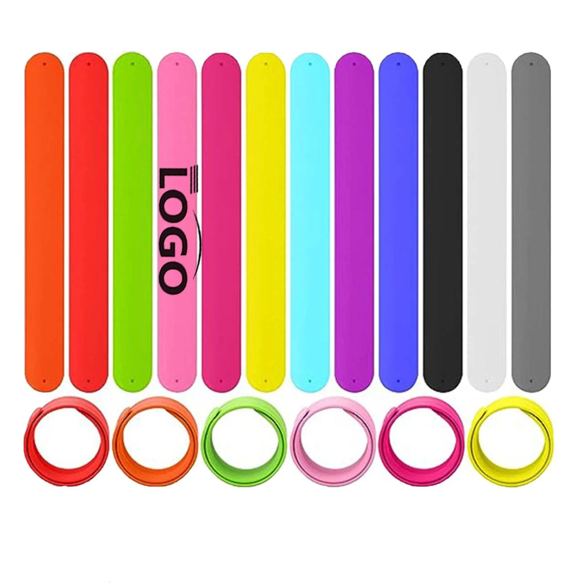 Silicone Slap Bracelet Wristband 1