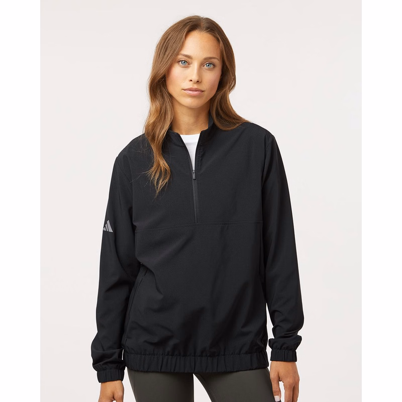 Women's Stretch Woven Half-Zip Pullover - A706