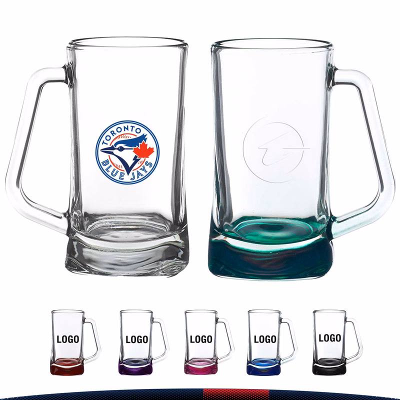 16 oz. Niro Glass Beer Mugs