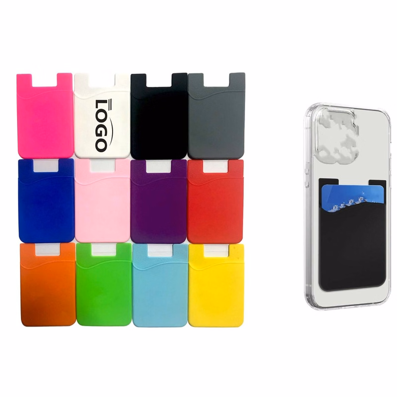 Silicone Adhesive Cell Phone Wallet