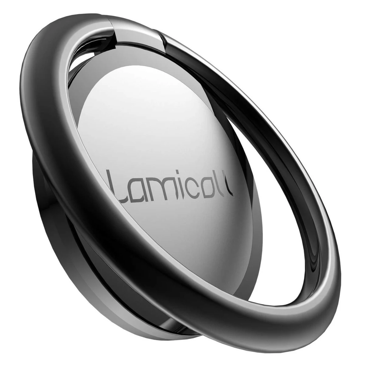 Rotating Cell Phone Ring stand grip holder, round aluminium 1