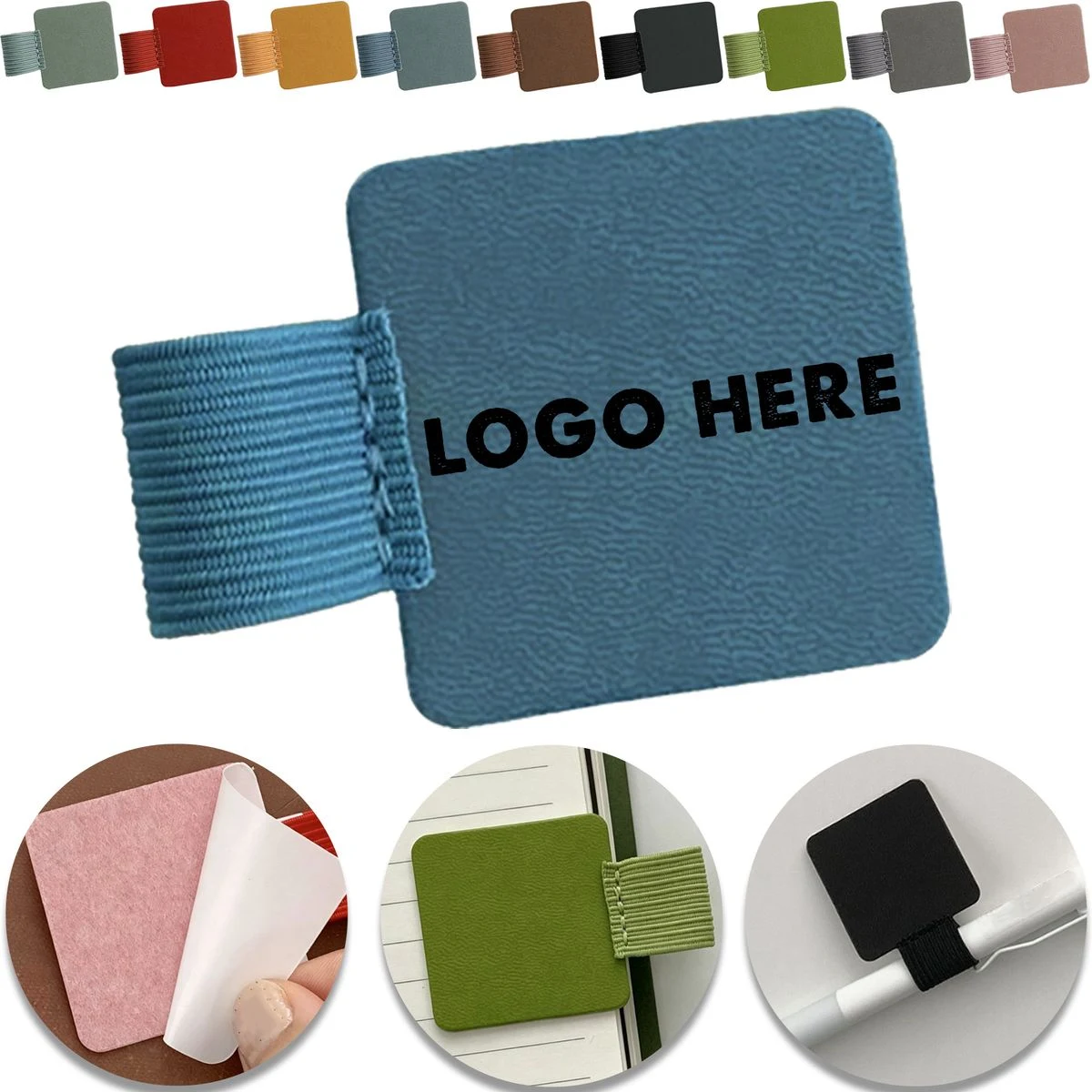 Leather Self-Adhesive Pen Storage 1