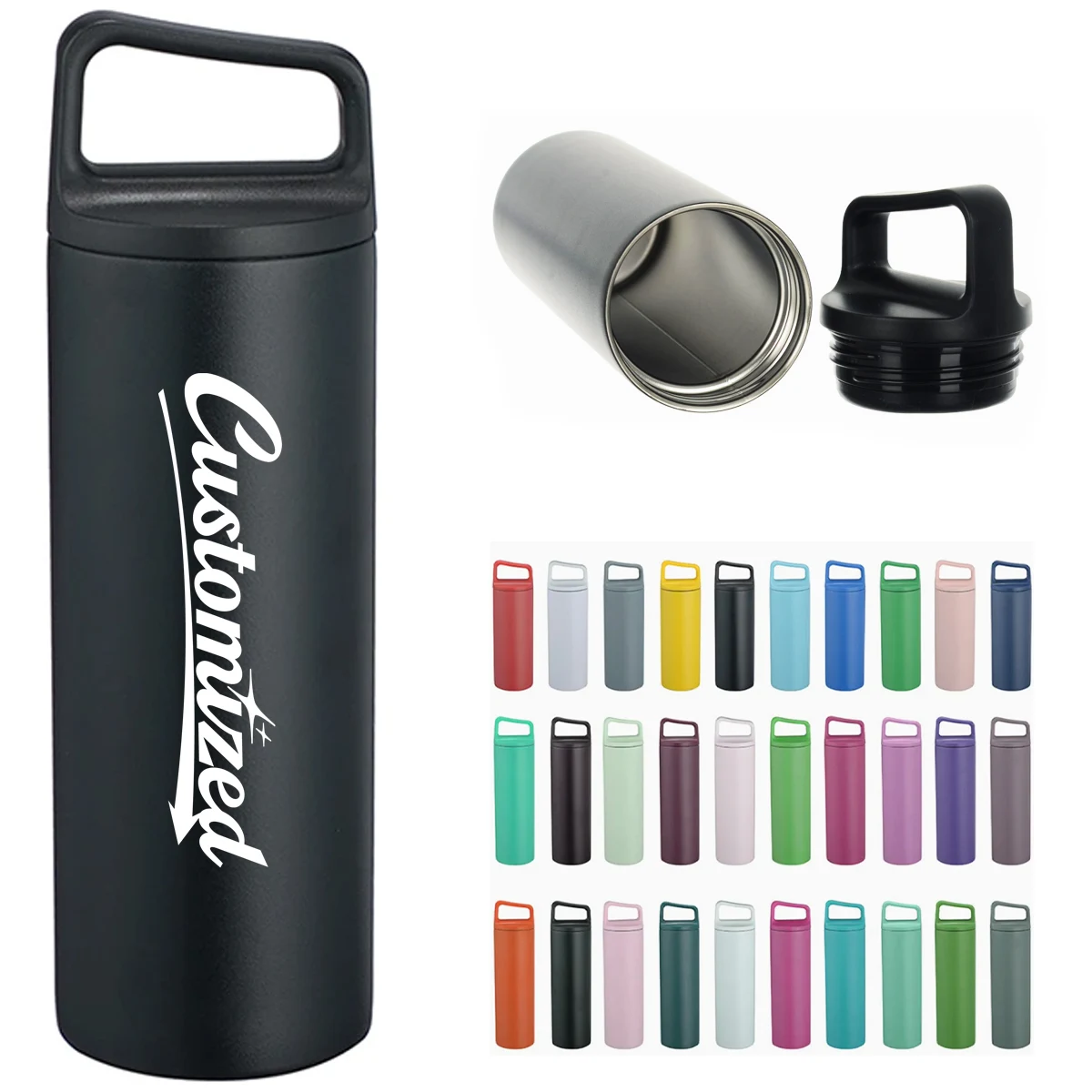 17oz Stainless Steel Vacuum Bottle 1