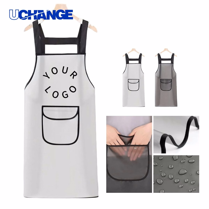 Clear Apron with Pockets for Kitchen or Salon Use