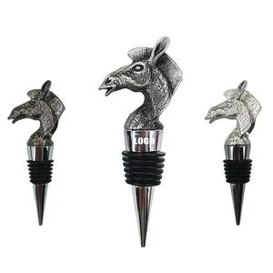 Elegant Zebra Design Alloy Wine Stopper 1