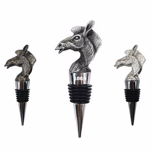 Elegant Zebra Design Alloy Wine Stopper