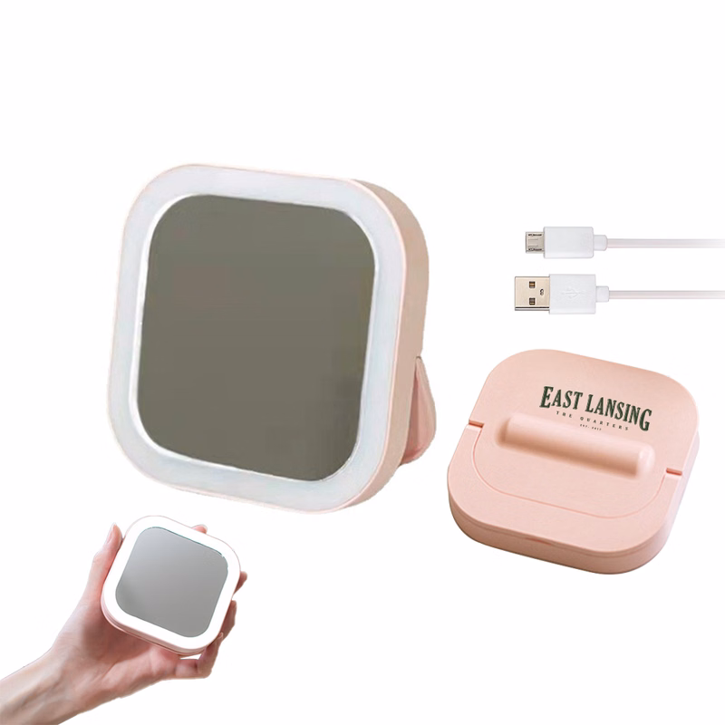 Small LED Travel CompactMirror