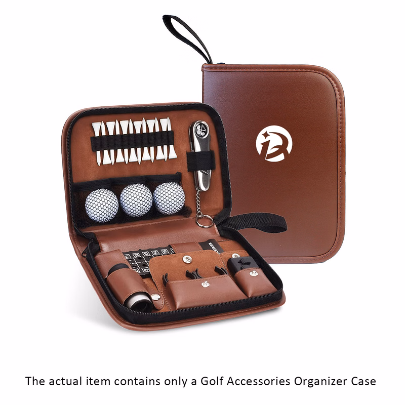 Golf Accessories Organizer Case with Multiple Pockets