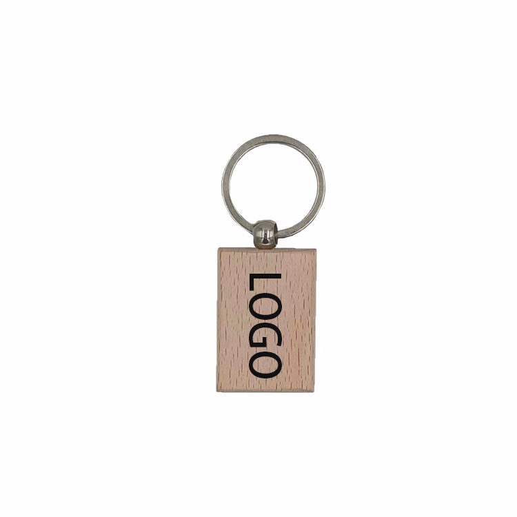 Short rectangular key chain