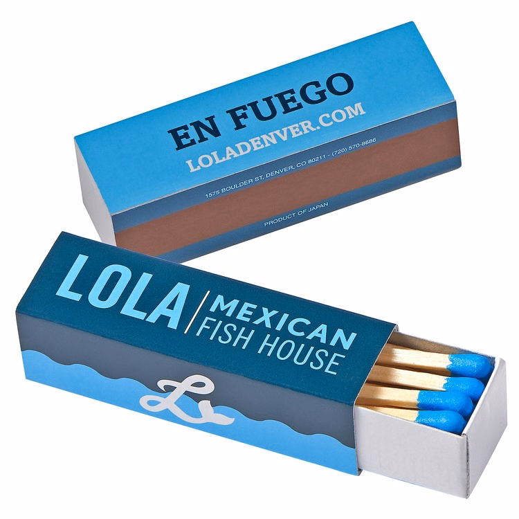 Lipstick Specialty Matchbox 21-22 Matchsticks (2-inch)