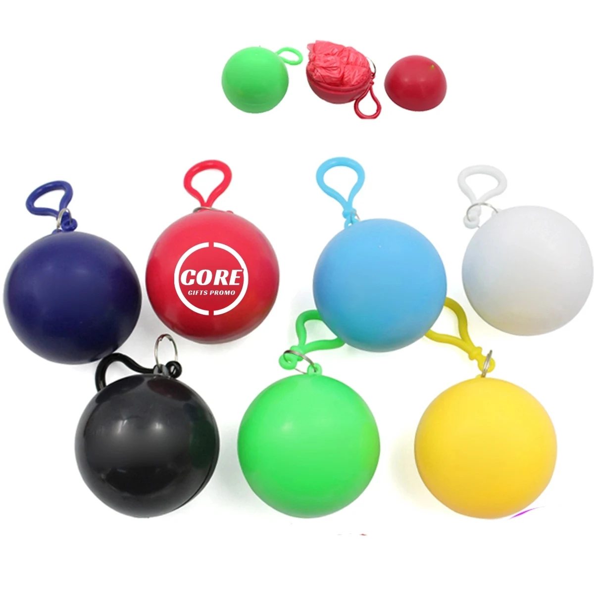 Disposable Keychain Raincoat 1