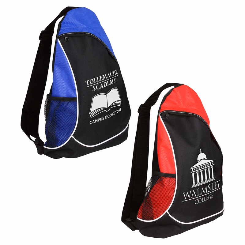 Natural Curve Non-Woven/Polyester Sling Backpack