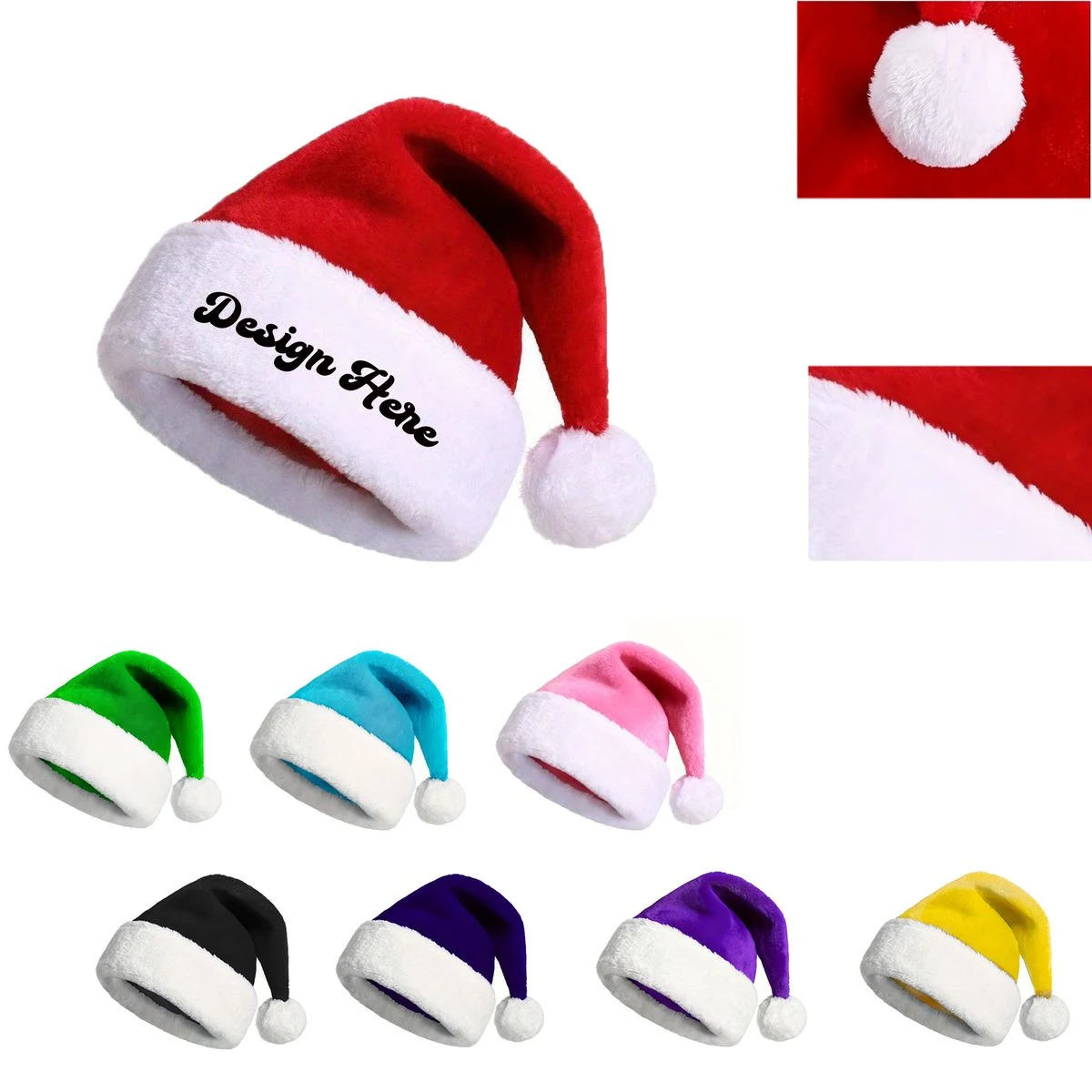 Premium Thick Christmas Party Hats for Festive Gatherings 1
