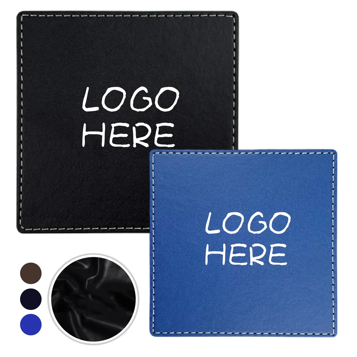 Vintage Leather Coasters 1