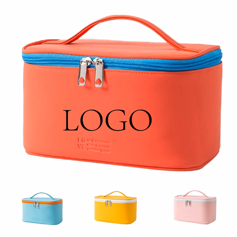 Chic Compact Makeup Bag Travel Daily Use Cosmetic Zippered